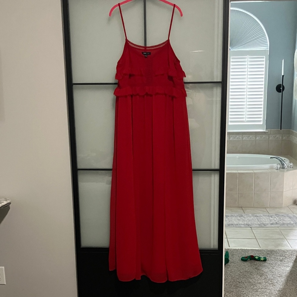 Mango Red Maxi Dress